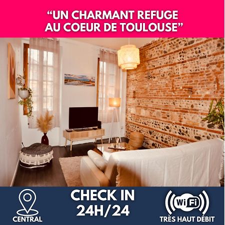 Le Charme D'Arnaud Hypercentre Wifi Accueil Gratuit H24 Lejlighed Toulouse Eksteriør billede